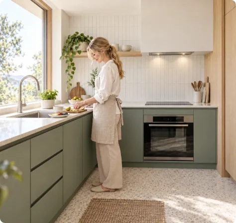 Home Cooking smart home scenario