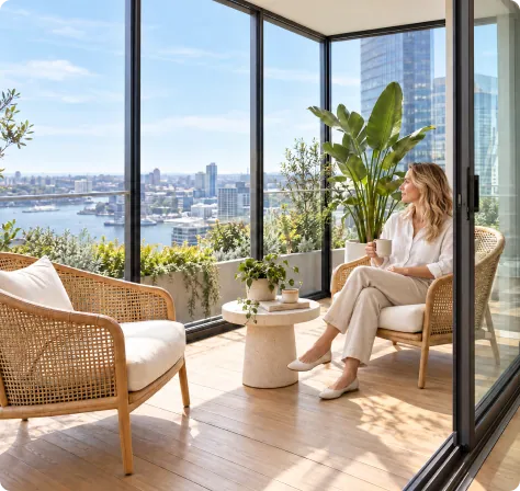 Balcony Hour smart home scenario