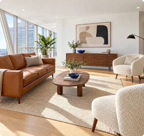 Warm Lounge smart home scenario