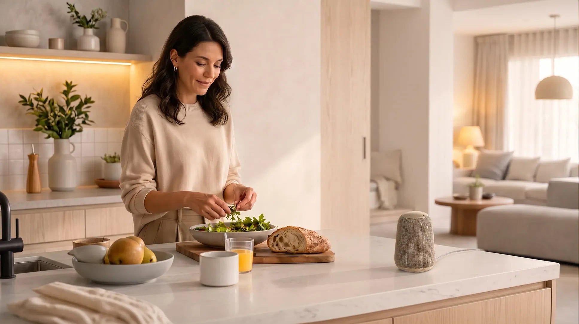 Gemini in kitchen